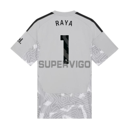 Camiseta de Portero RAYA 1 Arsenal Primera Equipación 2026/2027 Gris Premier League