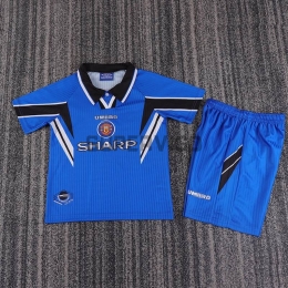 Camiseta Manchester United Tercera Equipación Retro 1996/98 Niño Kit