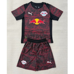 Camiseta Leipzig Tercera Equipación 2025/2026 Rojo/Negro Niño Kit