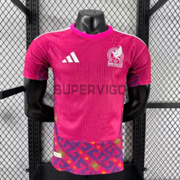 Camiseta de Portero México Primera Equipación Mundial 2026 Rosa (EDICIÓN JUGADOR)