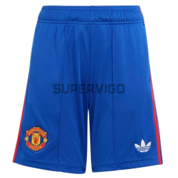 Pantalón Corto Manchester United Segunda Equipación 2026/2027 Azul