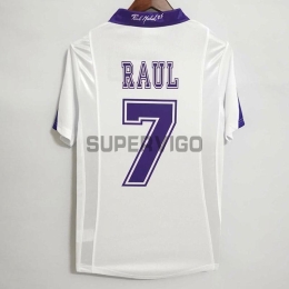 Camiseta RAUL 7 Real Madrid Primera Equipación Retro 1997/98