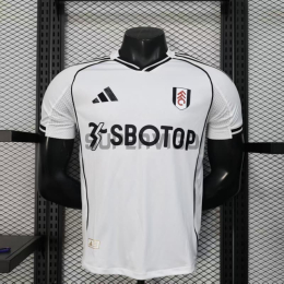 Camiseta Fulham F.C. Primera Equipación 2025/2026 Blanco (EDICIÓN JUGADOR)