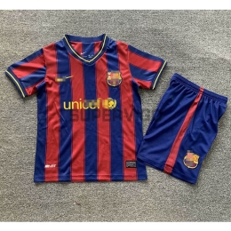 Camiseta Barcelona Primera Equipación Retro 2009/10 Niño Kit