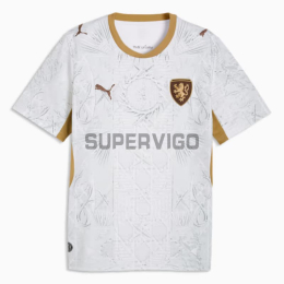 Camiseta Checa Segunda Equipación Mundial 2026 Blanco