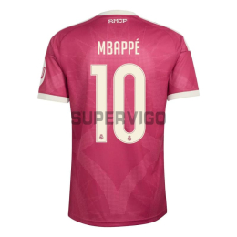 Camiseta MBAPPÉ 10 Real Madrid Tercera Equipación 2026/2027 Rosa con Parche HP