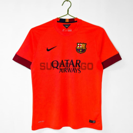 Camiseta Barcelona Segunda Equipación Retro 2014/15 Naranja