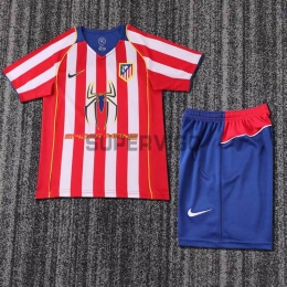 Camiseta Atletico de Madrid Primera Equipación Retro 04/05 Niño Kit
