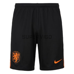 Pantalón Corto Holanda Primera Equipación Mundial 2026 Negro