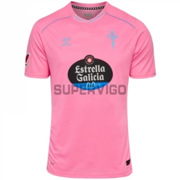 Camiseta Celta de Vigo Tercera Equipación 2025/2026 Rosa con Parche La Liga