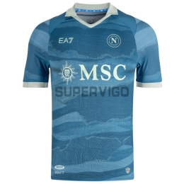 Camiseta Napoli Cuarta Equipación 2024/2025 Azul