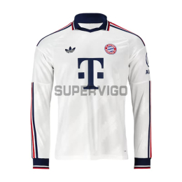 Camiseta Bayern Múnich Segunda Equipación 2026/2027 ML Blanco