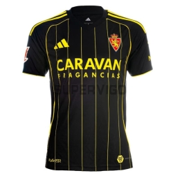 Camiseta Real Zaragoza Segunda Equipación 2025/2026 Negro