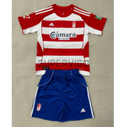 Camiseta Granada Primera Equipación 2025/2026 Niño Kit con Parche La Liga