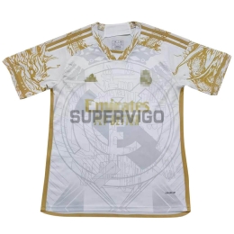 Camiseta Real Madrid 2023/2024 Blanco/Dorado