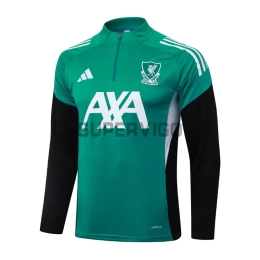 Sudadera De Entrenamiento Liverpool 2025/2026 Verde/Negro/Blanco