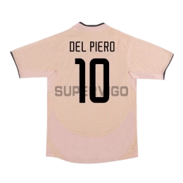 Camiseta DEL PIERO 10 Juventus Segunda Equipación Retro 2003/04