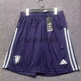 Pantalón Corto Manchester United Segunda Equipación 2025/2026 Azul Marino