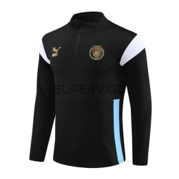 Sudadera de Entrenamiento Manchester City 2023/2024 Negro/Blanco