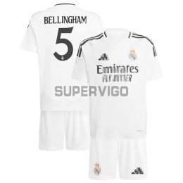 Camiseta Bellingham 5 Real Madrid Primera Equipación 2024/2025 Niño Kit