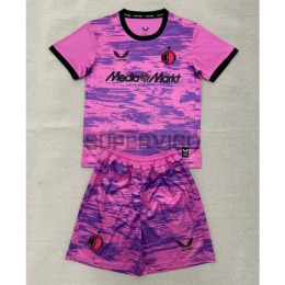 Camiseta de Portero Feyenoord 2026/2027 Rosa Niño Kit