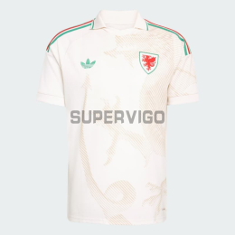 Camiseta Gales Segunda Equipación Mundial 2026 Blanco