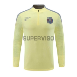 Sudadera de Entrenamiento Club America 2024/2025 Amarillo Claro