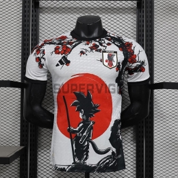Camiseta Japón 2025 Dragon Ball Blanco/Rojo (EDICIÓN JUGADOR)
