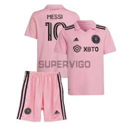 Camiseta Messi 10 Inter Miami Primera Equipación 2023/2024 Niño Kit