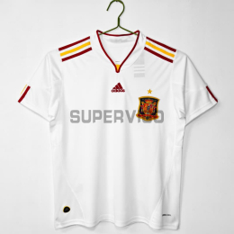 Camiseta España Segunda Equipación Retro 2011/12 Blanco