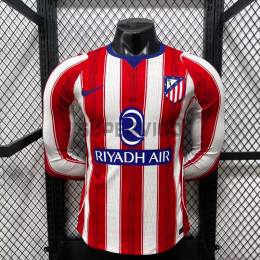Camiseta Atlético de Madrid Primera Equipación 2026/2027 ML Rojo/Blanco (EDICIÓN JUGADOR)