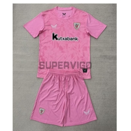 Camiseta de Portero Athletic de Bilbao 2025/2026 Rosa Niño Kit