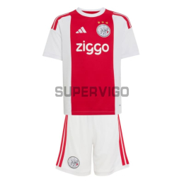 Camiseta Ajax Primera Equipación 2026/2027 Rojo/Blanco Niño Kit