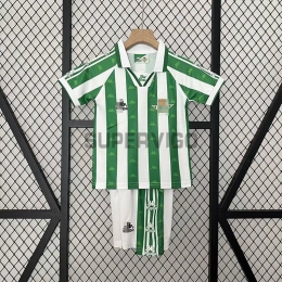 Camiseta Real Betis Primera Equipación Retro 95/97 Niño Kit