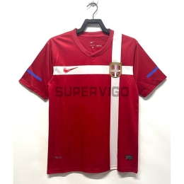 Camiseta Serbia Primera Equipación Retro 2010