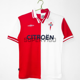 Camiseta Celta de Vigo 2001/02 Tercera Equipación Retro Rojo/Blanco