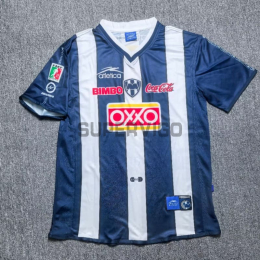 Camiseta Monterrey Primera Equipación Retro 2000/2001 Azul Marino/Blanco