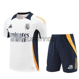 Camiseta de Entrenamiento Real Madrid 2024/2025 Kit Blanco/Naranja/Azul Marino