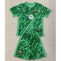 Camiseta de Portero Barcelona 2024/25 Niño Kit Verde