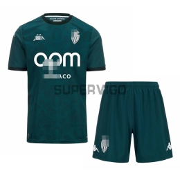 Camiseta Monaco Segunda Equipación 2024/2025 Niño Kit