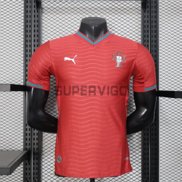 Camiseta Portugal Primera Equipación Mundial 2026 Rojo (EDICIÓN JUGADOR)