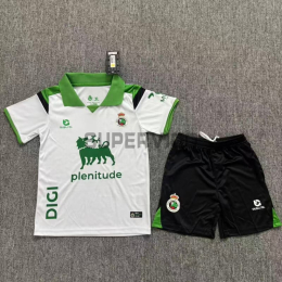 Camiseta Racing de Santander Primera Equipación 2026/2027 Blanco Niño Kit