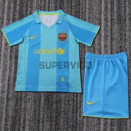 Camiseta Barcelona Segunda Equipación Retro 07/08 Niño Kit