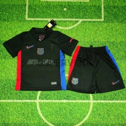 Camiseta Barcelona x Travis Scott Segunda Equipación 2024/2025 Niño Kit