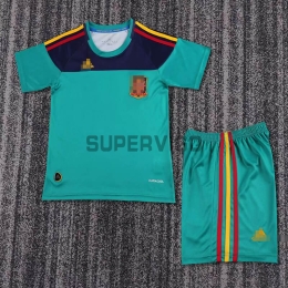 Camiseta De Portero España 2010 Retro Verde Niño Kit