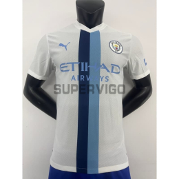 Camiseta Manchester City 2026/2027 Blanco/Azul (EDICIÓN JUGADOR)