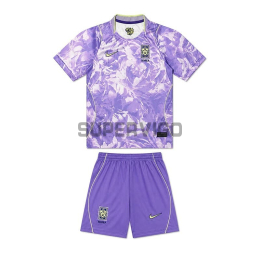 Camiseta Corea del Sur Segunda Equipación Mundial 2026 Morado Claro Niño Kit