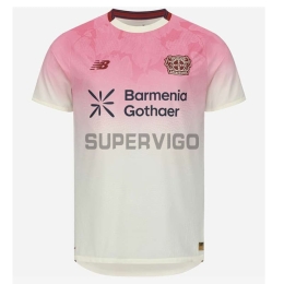 Camiseta Leverkusen Segunda Equipación 2025/2026 Rosa/Blanco