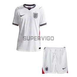 Camiseta Inglaterra Primera Equipación Mundial 2026 Blanco Niño Kit