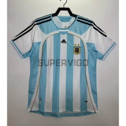 Camiseta Argentina Primera Equipación Retro 2006/07